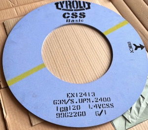 Tyrolit kerámia köszörű korong 500x8x250