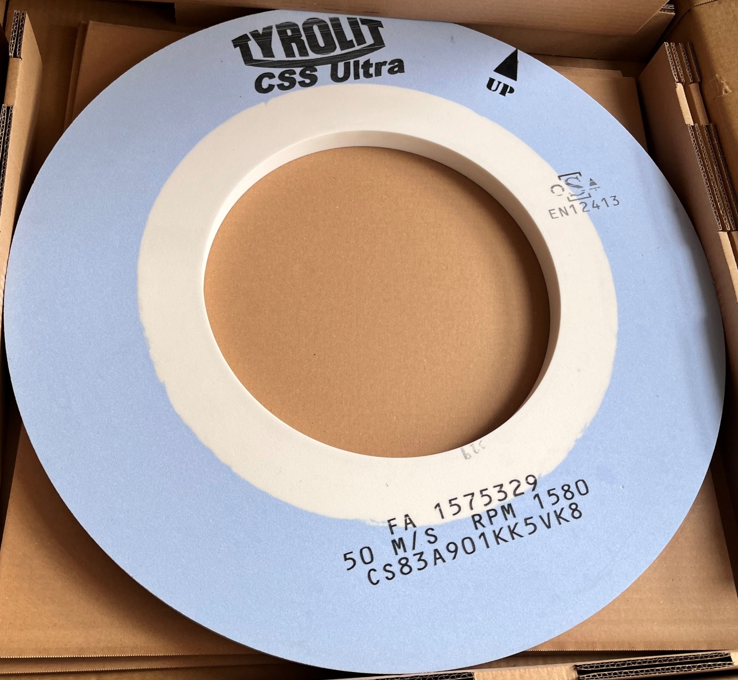 Tyrolit kerámia köszörű korong 603x25x304,8